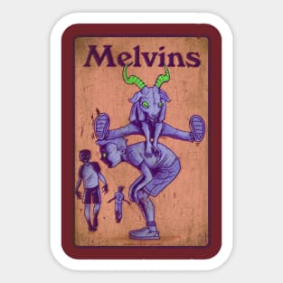 Melvins//Tour Poster Re-Design Sticker